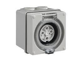 4 PIN 10 AMP EASY 56 WALL SOCKET AND BASE